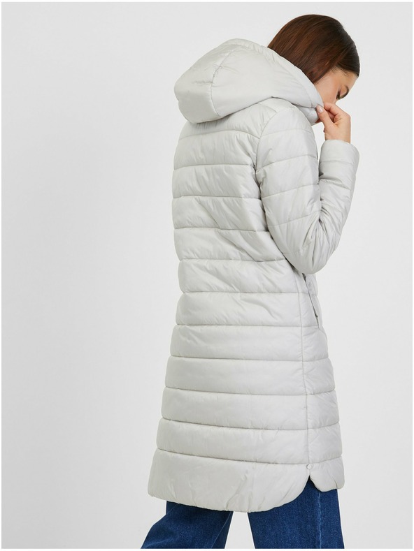 Orsay ORSAY világoskék steppelt női télikabát