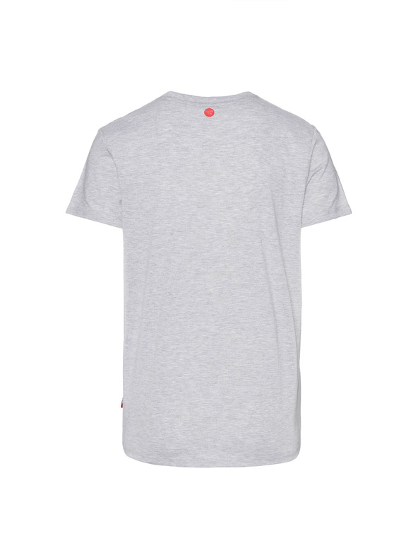 Sam 73 Világosszürke férfi nyomtatott póló SAM 73