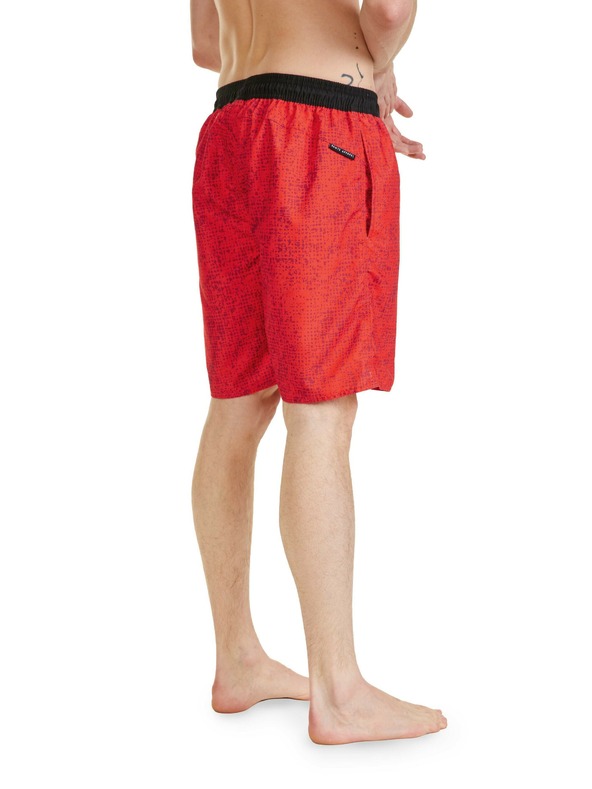 Sam 73 Piros férfi mintás rövidnadrág SAM 73 Noah