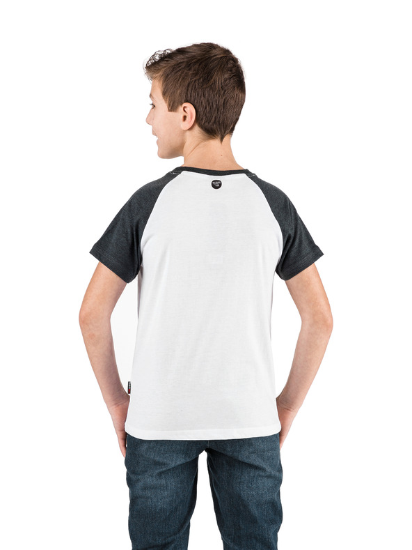 Sam 73 Fekete-fehér fiú póló SAM 73 nyomtatással