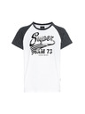 Sam 73 Fekete-fehér fiú póló SAM 73 nyomtatással