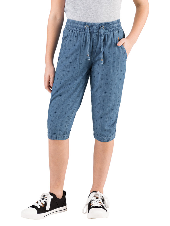 Sam 73 Kék, mintás 3/4-es nadrág lányoknak SAM 73