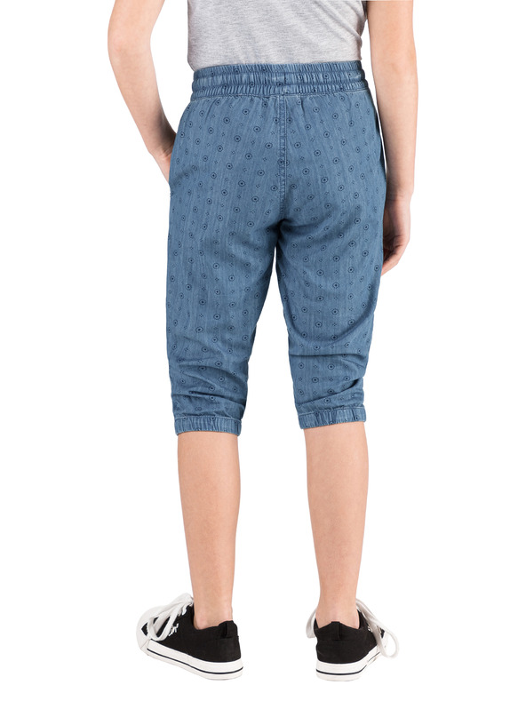 Sam 73 Kék, mintás 3/4-es nadrág lányoknak SAM 73