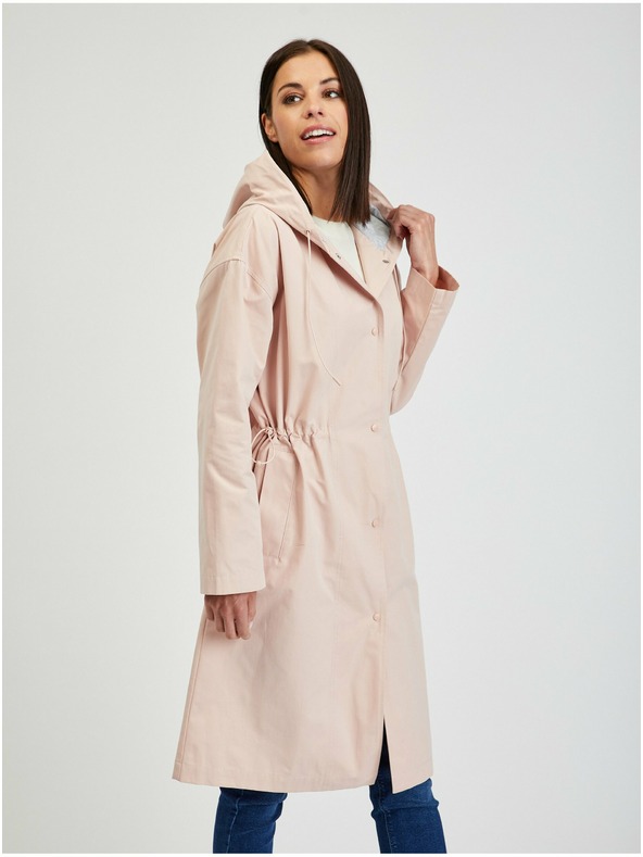Orsay ORSAY világos rózsaszín női parka