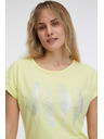 Sam 73 Világossárga női alap póló SAM 73 Clorinda