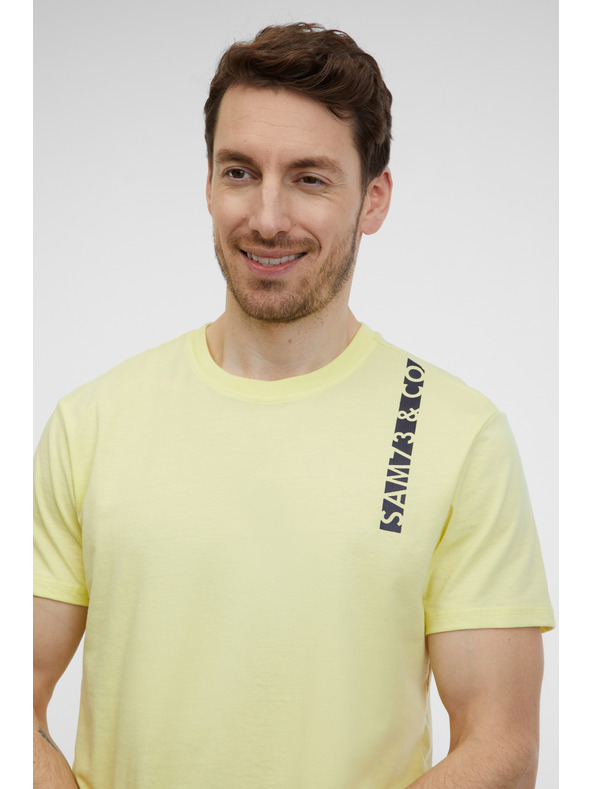 Sam 73 Világossárga férfi póló SAM 73 Fabio