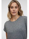 Sam 73 Szürke női csíkos póló SAM 73 Juliana