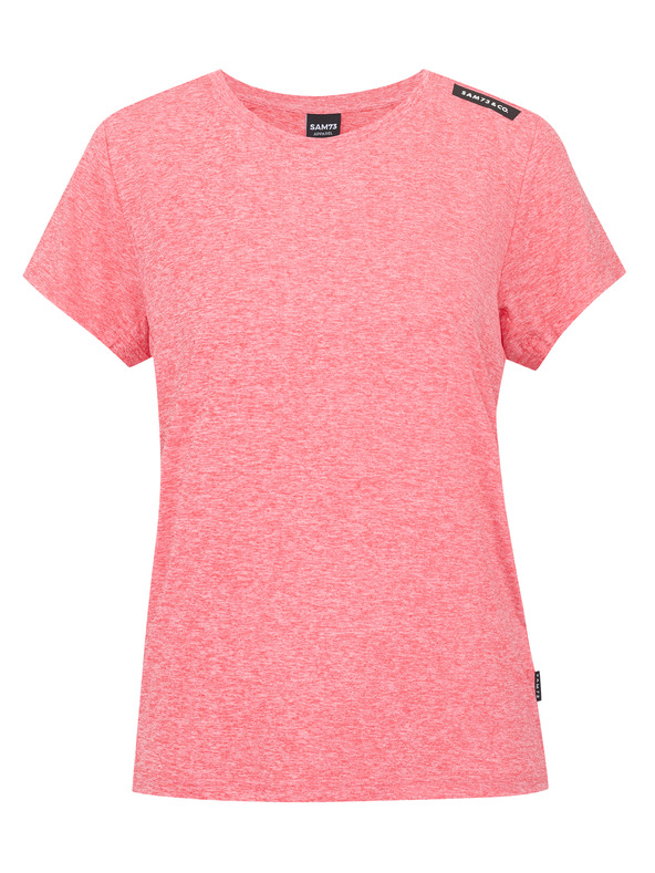 Sam 73 Korallszínű női csíkos póló SAM 73 Dafne