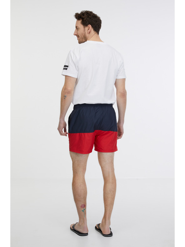 Sam 73 Piros és kék férfi fürdőruha SAM 73 Eduardo