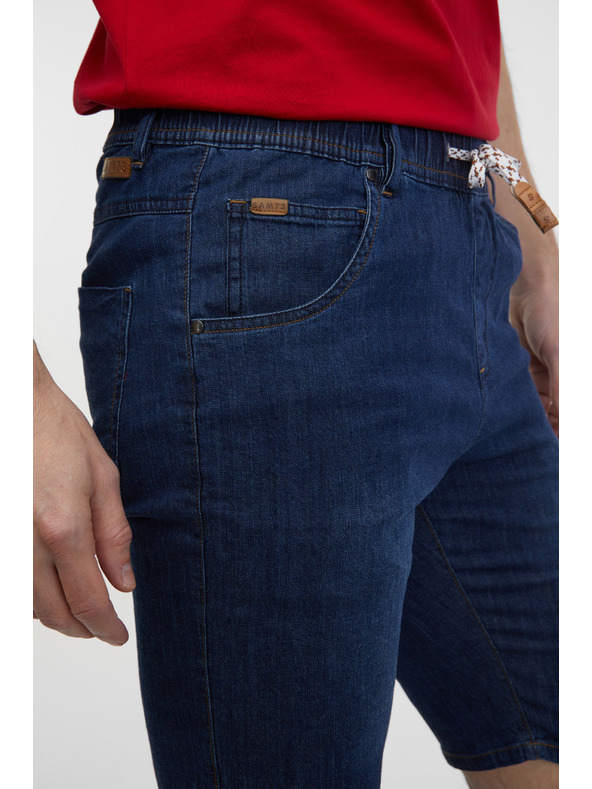 Sam 73 Sötétkék férfi farmer rövidnadrág SAM 73 Claudio