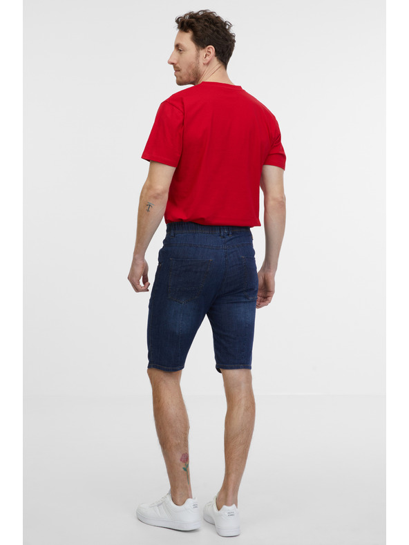 Sam 73 Sötétkék férfi farmer rövidnadrág SAM 73 Claudio