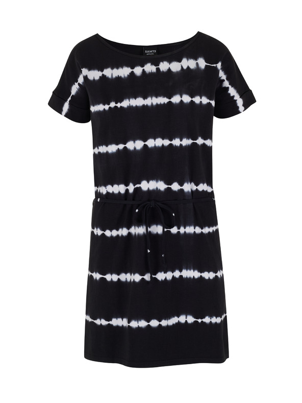 Sam 73 Női fehér-fekete mintás ruha SAM 73 Raquel