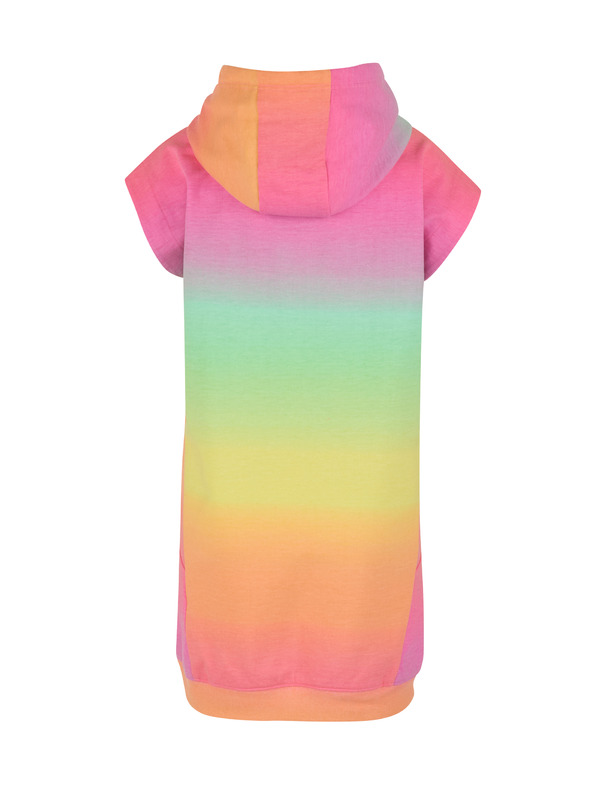 Sam 73 Sárga és rózsaszín női rövid ujjú melegítőfelső SAM 73 Mabel