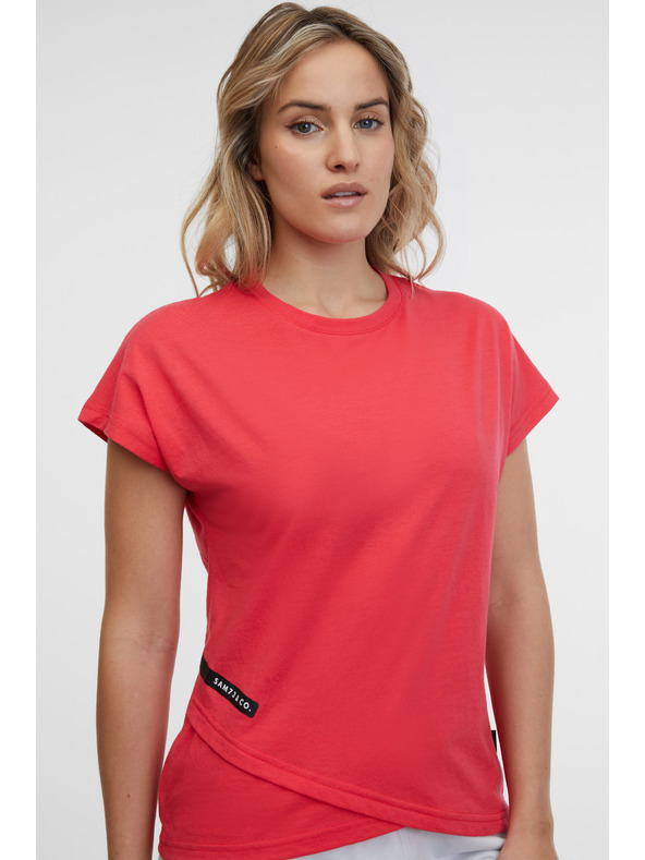 Sam 73 Korallszínű női póló SAM 73 Cristal