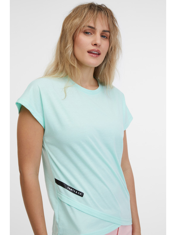 Sam 73 Türkiz női póló SAM 73 Cristal
