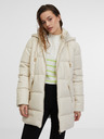 Orsay ORSAY krémszínű, steppelt női bőrkabát