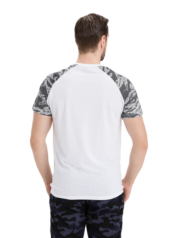 Sam 73 Szürke-fehér férfi SAM 73 póló