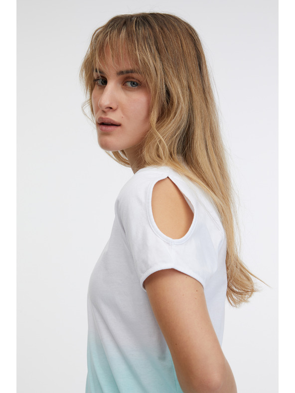 Sam 73 Kék-fehér női póló SAM 73 Dolores