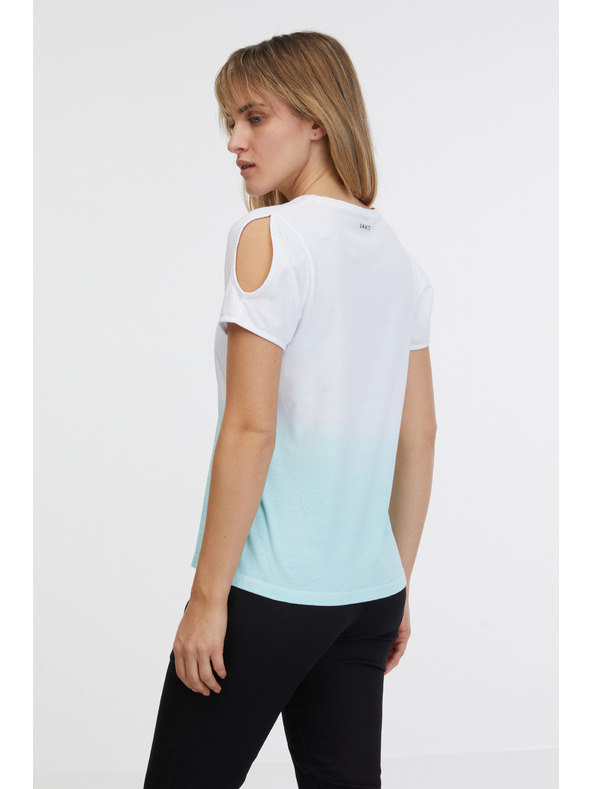 Sam 73 Kék-fehér női póló SAM 73 Dolores