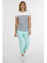 Sam 73 Fehér női csíkos póló SAM 73 Mercedes