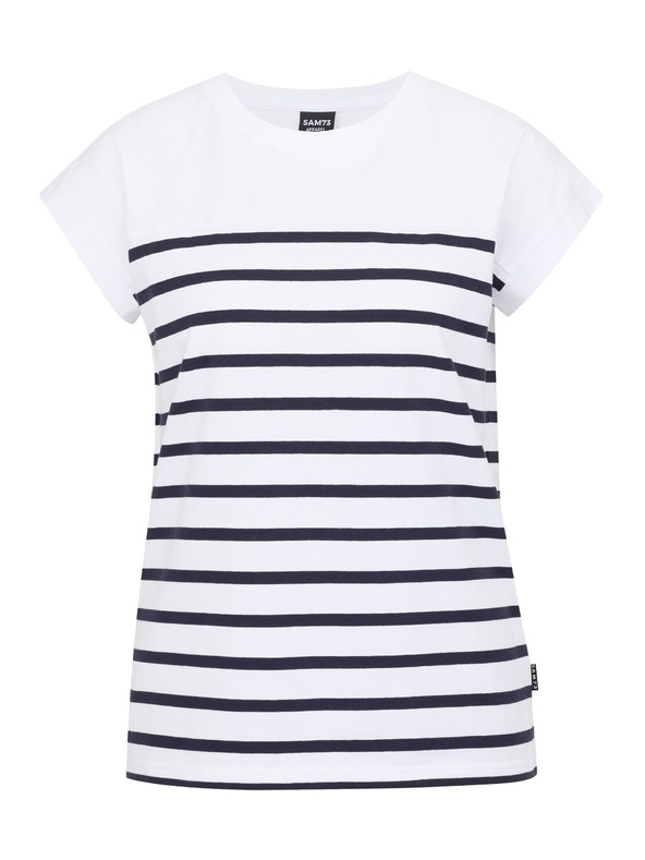 Sam 73 Fehér női csíkos póló SAM 73 Mercedes