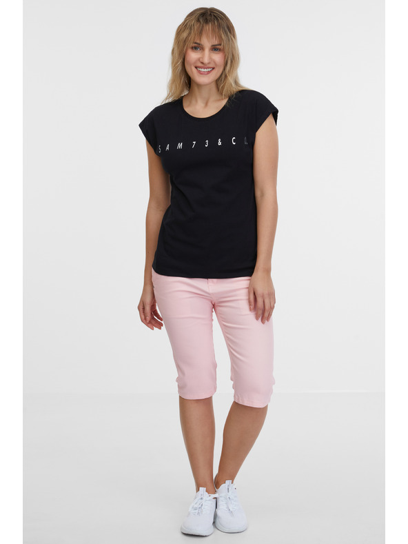Sam 73 Fekete női póló SAM 73 Octavia