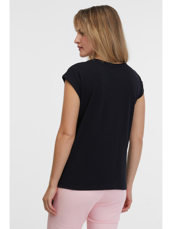 Sam 73 Fekete női póló SAM 73 Octavia