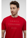 Sam 73 Piros férfi póló SAM 73 Milhouse