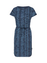 Sam 73 Sötétkék női mintás ruha nyakkendővel SAM 73