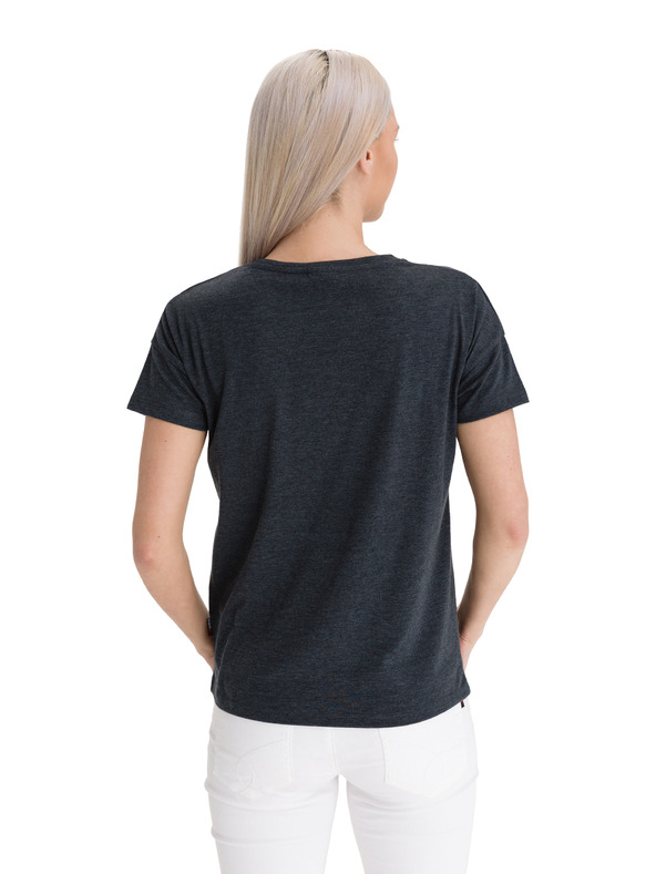 Sam 73 Sötétszürke női nyomtatott póló SAM 73