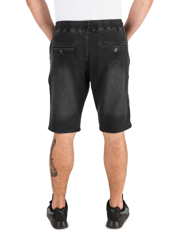 Sam 73 Sötétszürke férfi farmer rövidnadrág SAM 73