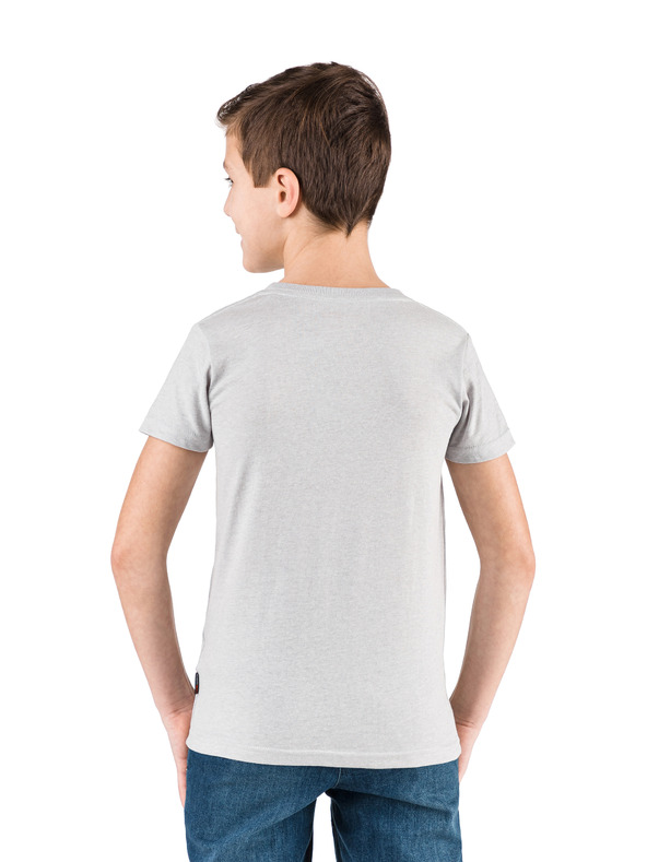 Sam 73 Világosszürke fiú póló SAM 73 nyomtatással