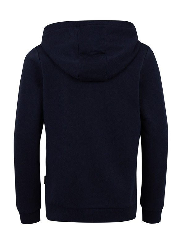 Sam 73 Sötétkék fiú mintás kapucnis pulóver SAM 73 Danny