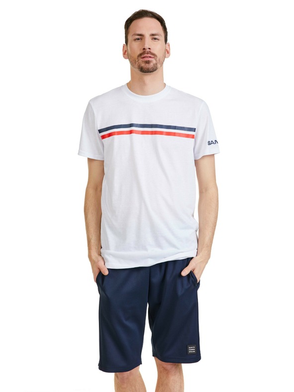 Sam 73 Fehér férfi póló SAM 73 Larry