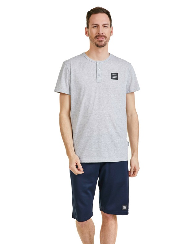 Sam 73 Világosszürke férfi póló SAM 73 Gideon férfi póló