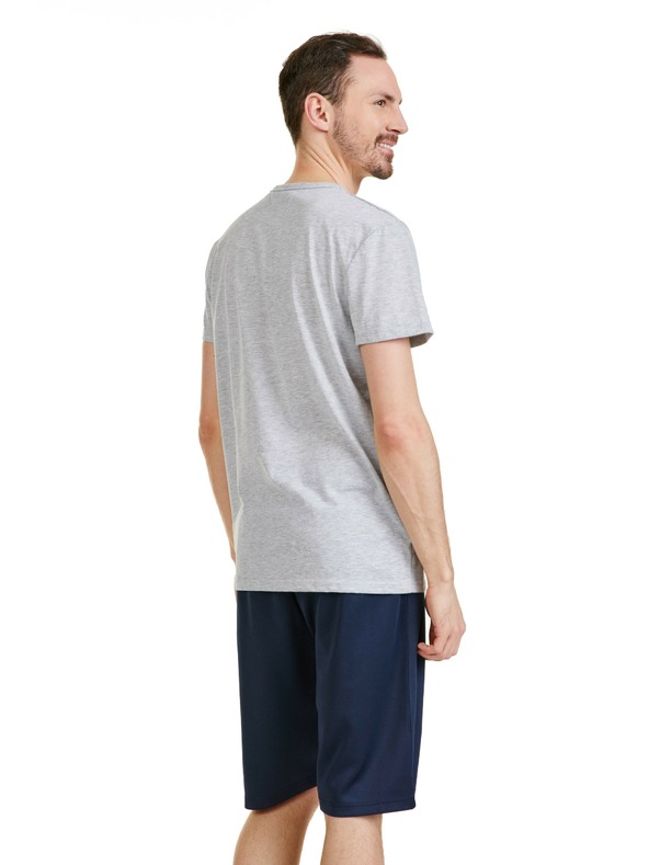 Sam 73 Világosszürke férfi póló SAM 73 Gideon férfi póló