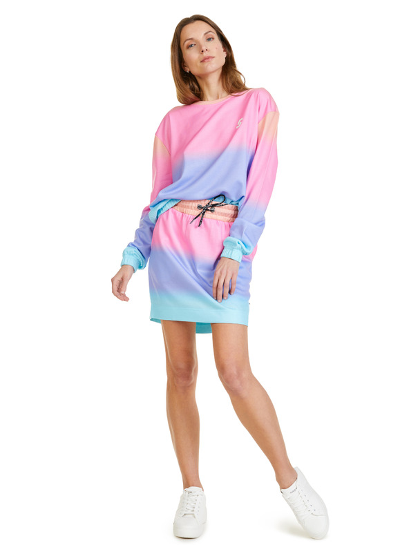 Sam 73 Kék és rózsaszín női mintás pulóver SAM 73 Clara