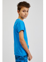 Sam 73 Kék fiú pamut póló SAM73 Pyrop nyomtatással