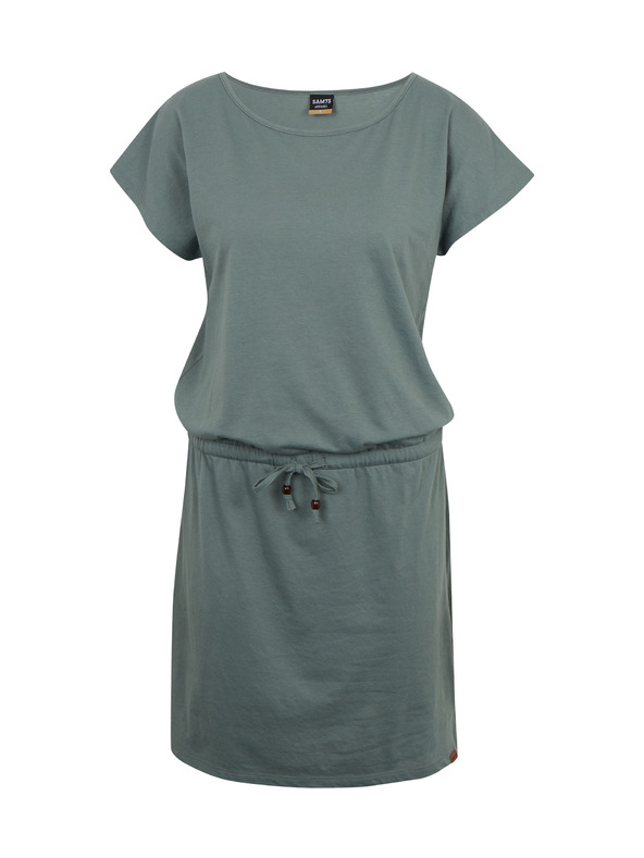 Sam 73 Zöld női ruha nyakkendővel SAM73 Norma