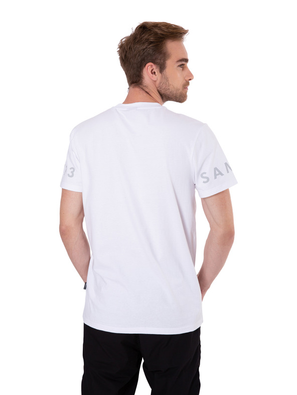 Sam 73 Fehér férfi nyomtatott póló SAM 73