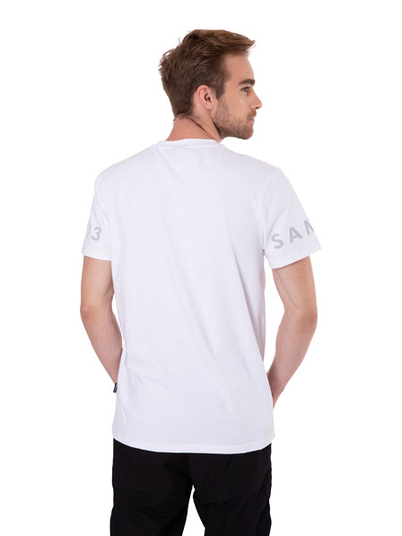 Sam 73 Fehér férfi nyomtatott póló SAM 73