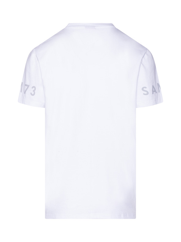 Sam 73 Fehér férfi nyomtatott póló SAM 73