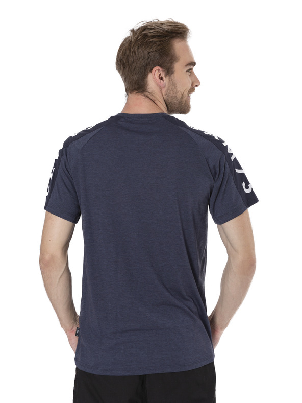 Sam 73 Kék férfi nyomtatott póló SAM 73