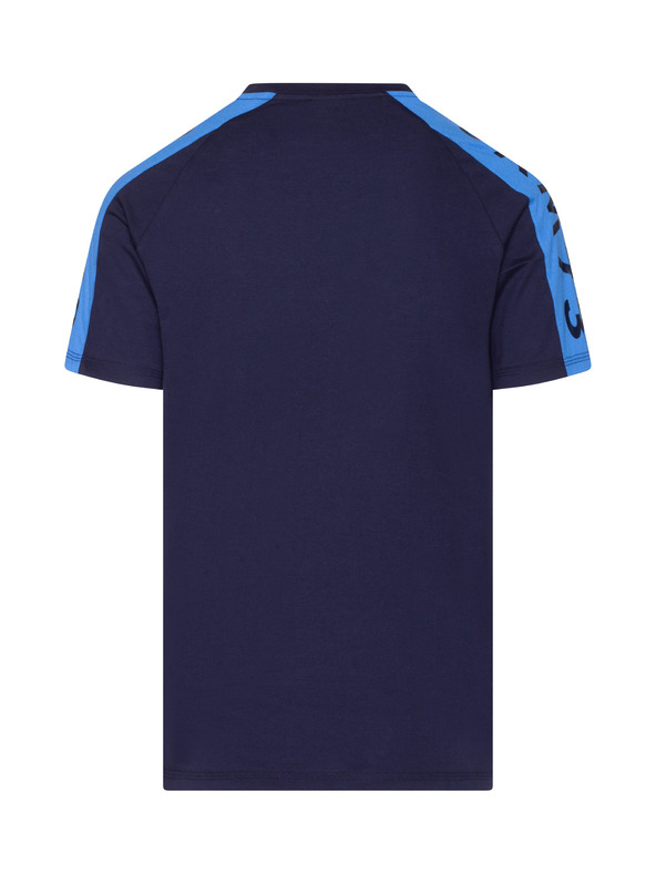 Sam 73 Sötétkék nyomtatott férfi póló SAM 73