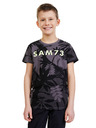 Sam 73 Fekete fiú mintás póló SAM 73 Theodore