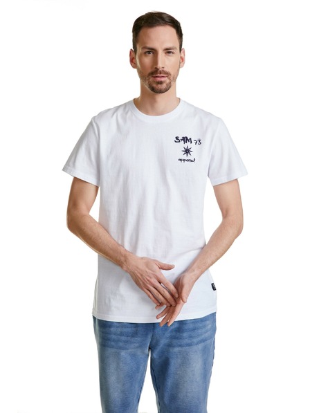 Sam 73 Fehér férfi póló SAM 73 Terence