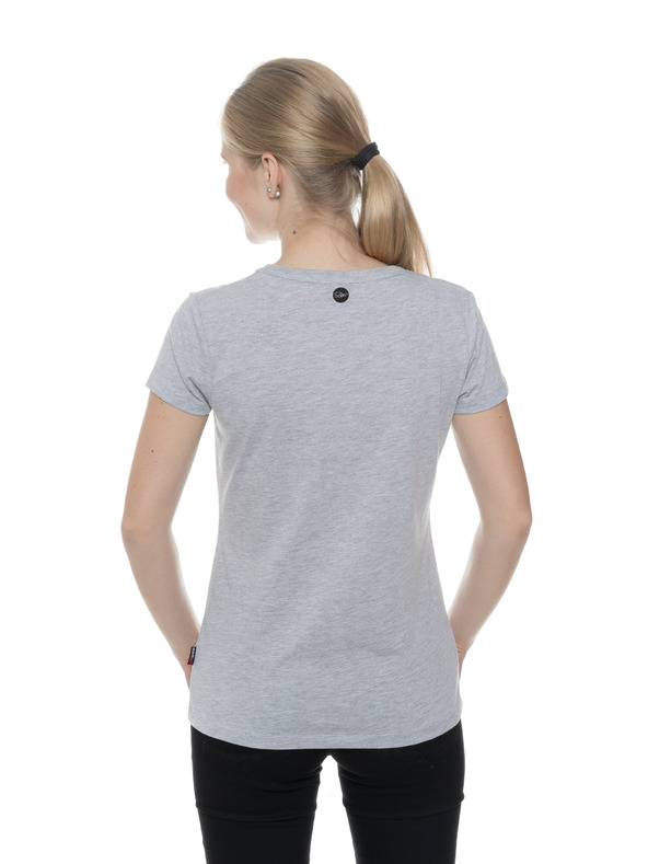 Sam 73 Szürke női póló SAM 73 nyomtatással