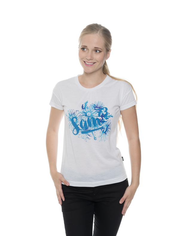 Sam 73 Fehér női nyomtatott póló SAM 73