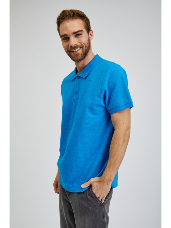 Sam 73 Kék férfi pamut pólóing SAM73 Chryz