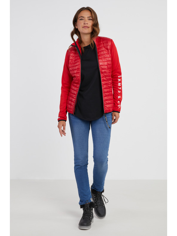 Sam 73 Piros női könnyű steppelt dzseki SAM 73 Melman